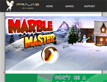 Tablet Screenshot of prajasgames.com